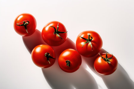 Tomato isolated on a white background, Fresh tasty vegetables, Fresh ingredients