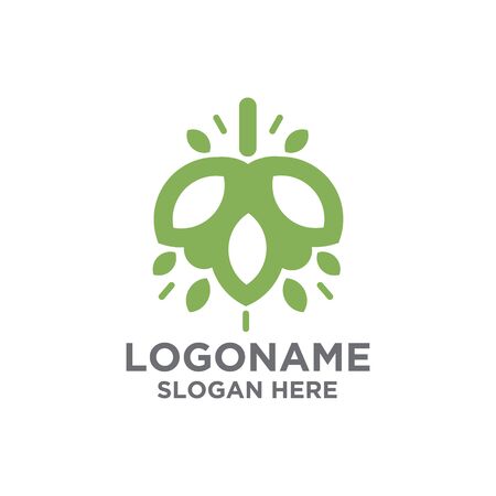 Eco tech/eco system design templateのイラスト素材