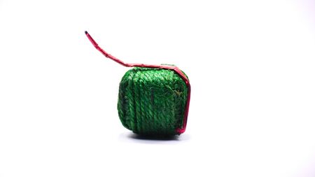 Diwali handmade bomb isolated on white backgroundの写真素材