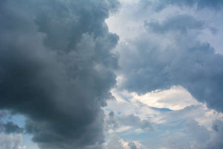 Dark storm clouds before rain