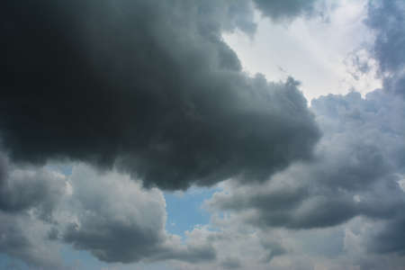 Dark storm clouds before rain
