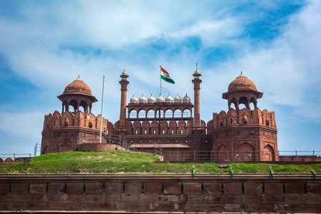 Red Fort in Delhi, India. UNESCO World Heritage Site