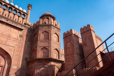 Red Fort in Delhi, India. UNESCO World Heritage Site