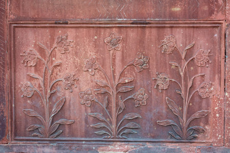 Naubat Khana or Naqqar Khana, Red Fort in Delhi, India. UNESCO World Heritage Siteの写真素材