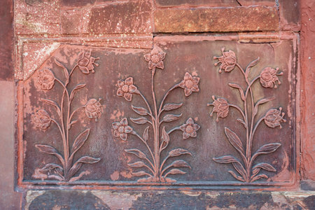 Naubat Khana or Naqqar Khana, Red Fort in Delhi, India. UNESCO World Heritage Siteの写真素材