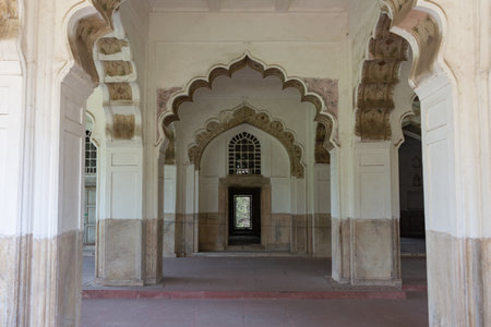 Mumtaz Mahal, Red Fort, Old Delhi, India. UNESCO World Heritage Siteの写真素材