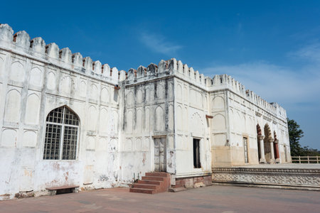Hammam, Red Fort, Old Delhi, India. UNESCO World Heritage Siteの写真素材