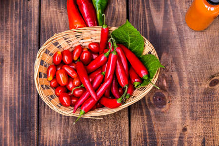 Vegetables on wood. Bio Healthy food, herbs and spices. Organic vegetables on woodの写真素材