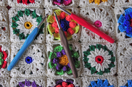Crochet sampleの写真素材
