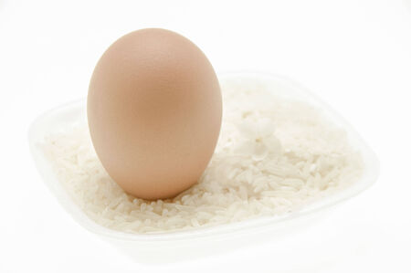 Egg. Isolated on white background