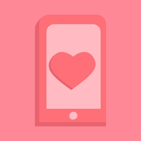 Simple 3D gadget Love Valentine's Dayのイラスト素材