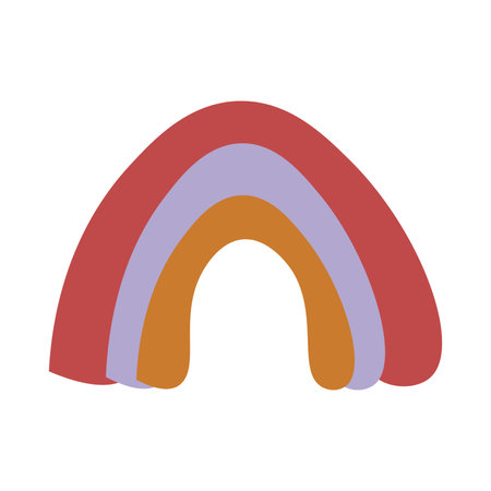 Hand Draw Boho Style Backgroundのイラスト素材