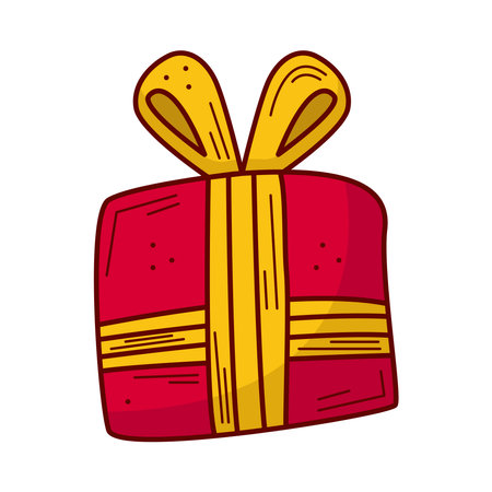 Gift box cartoon icon vector illustration graphic design vector illustration graphic designのイラスト素材