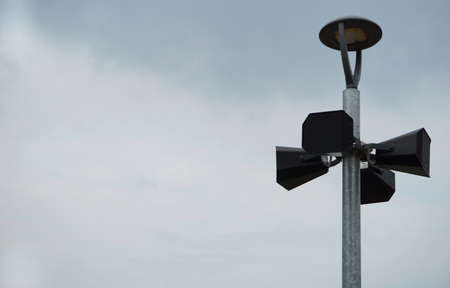 The voice bullet is at the istiqlal mosque of jakarta indonesiaの写真素材