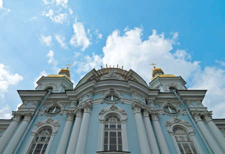 nikolsky sobor (st.nicolas cathedral), st.petersburg, russiaの写真素材