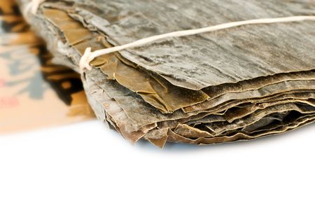 Japanese Dashi Kombu (or Konbu) kelp seaweedsの写真素材