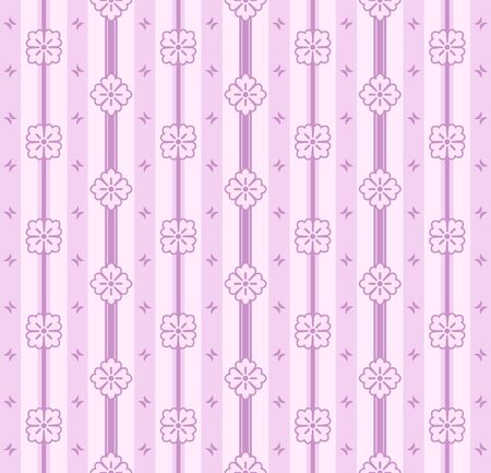 Delicate seamless floral pattern in light pink colorsのイラスト素材