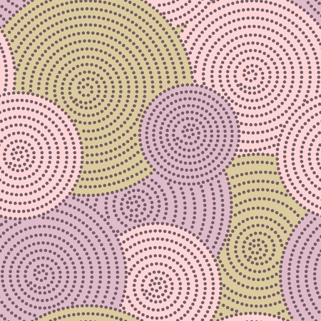 Japanese seamless circle dots kimono patternのイラスト素材