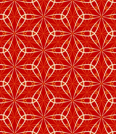 Seamless vintage japanese flower dance patternのイラスト素材