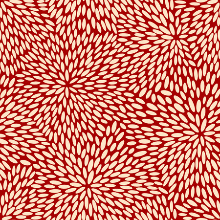 Japanese seamless dancing leaves kimono patternのイラスト素材
