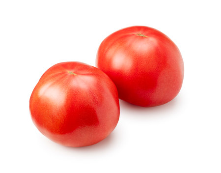 tomatoes isolated on white background.の写真素材