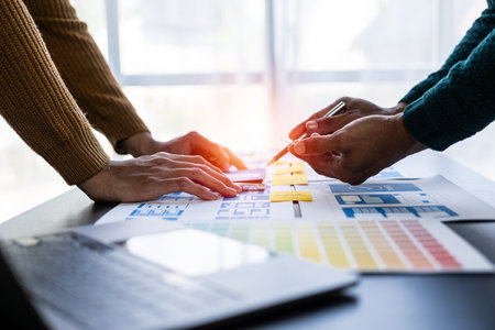 Brainstorming app ideas, creative web design planning and development templates for mobile projects...