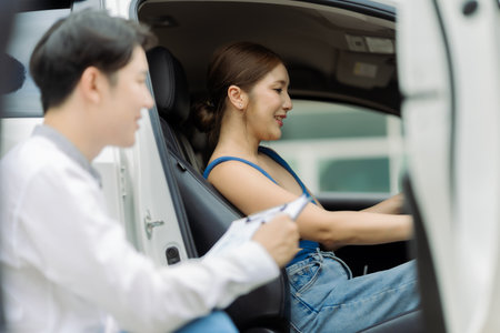 Car dealers and customers discuss car sales, dealerships, trust, service quality and...