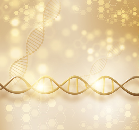 DNA structure vector background. Vector EPS10のイラスト素材