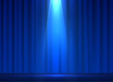 Curtains vector background. EPS10.のイラスト素材