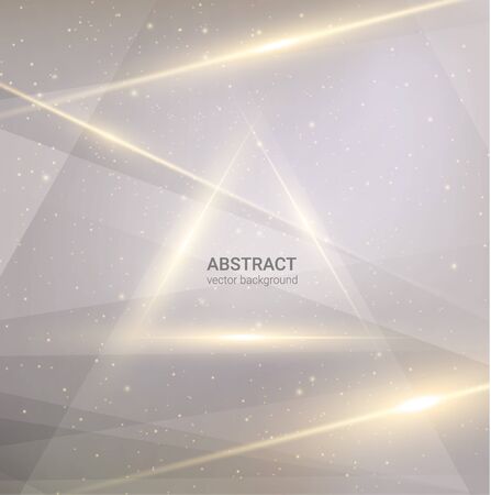 Golden shiny lines vector background. EPS10のイラスト素材