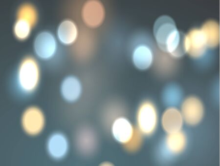Blurred light bokeh disco party background can be used for New Year or Christmas party holiday flyer. Vector eps10.のイラスト素材