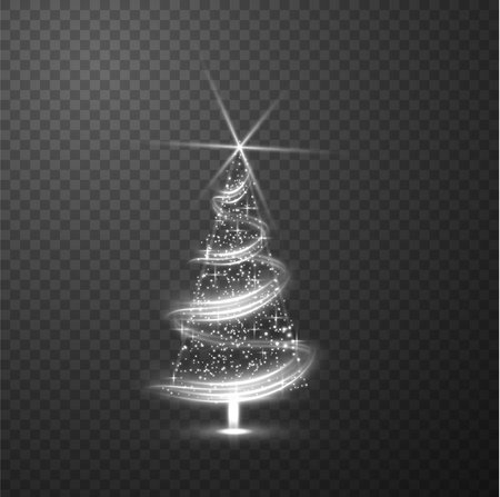 Christmas tree shiny holiday background. Vector EPS10のイラスト素材