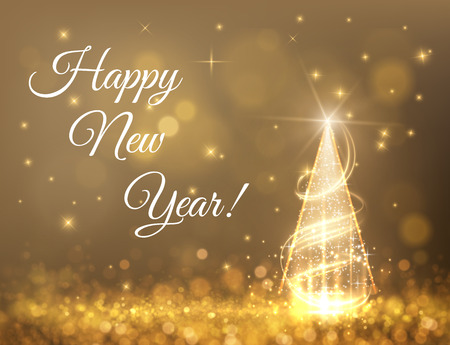 Christmas tree shiny holiday background. Vector EPS10のイラスト素材