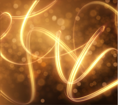 Glowing shiny lines effect vector background. EPS10. Abstract light speed motion effect. Shiny wavy trail. Light painting. Light trail. Vector eps10.のイラスト素材