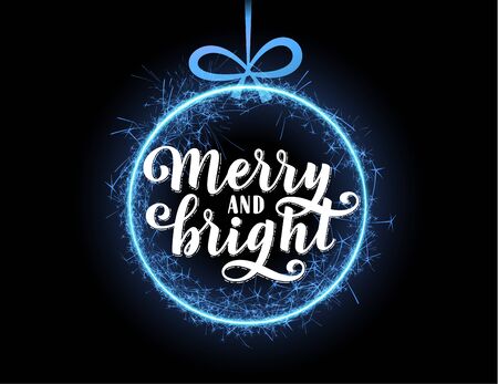 Christmas  festive background with shiny frame. Vector .のイラスト素材