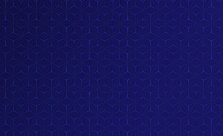 Blue geometric pattern. Seamless abstract background. Vector illustration.
