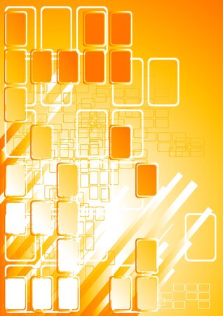 Vertical bright background with stripes and squaresのイラスト素材