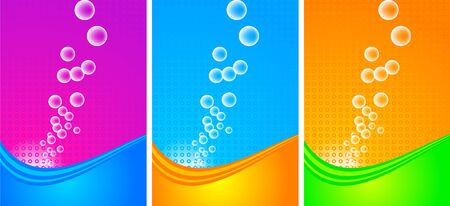 Vertical abstract banners set のイラスト素材