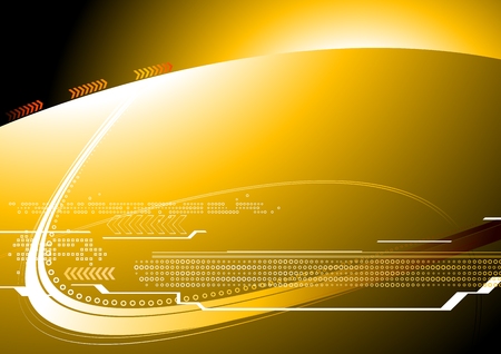 Technical background with arrows, squares and circlesのイラスト素材