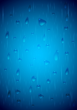Water drops. illustration - eps 10のイラスト素材