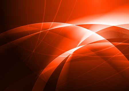 Red abstraction with beautiful waves のイラスト素材
