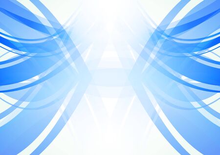 Beautiful blue and white abstract background のイラスト素材