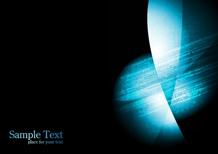 Vibrant blue tech backgroundのイラスト素材