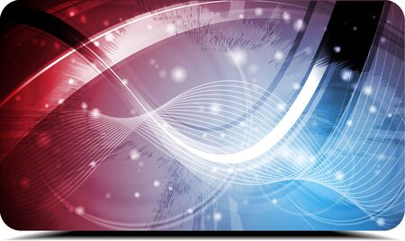 Wavy abstract backgroundのイラスト素材