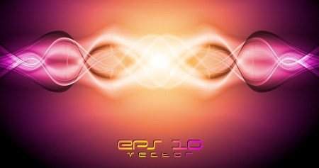 Abstract colourful waves background のイラスト素材