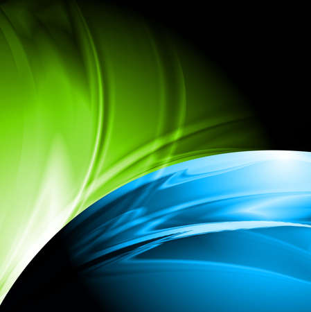 Two-colored waves background  Vector design eps 10のイラスト素材