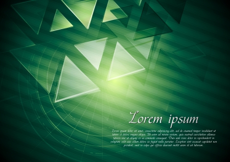 Abstract green tech design. Vector background eps 10のイラスト素材