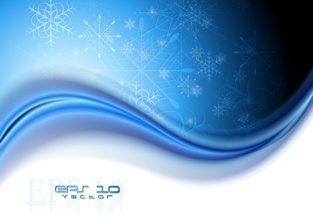 Abstract Christmas blue background. Vector design eps 10のイラスト素材
