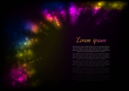 Colourful sparkling design. Vector background eps 10. Gradient mesh includedのイラスト素材