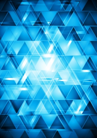 Vibrant blue abstract tech design. Vector background eps 10のイラスト素材